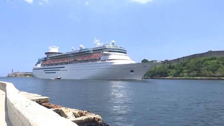 Menos turistas en Cuba por la prohibición de cruceros de EEUU Menos turistas en Cuba por la prohibición de cruceros de EEUU