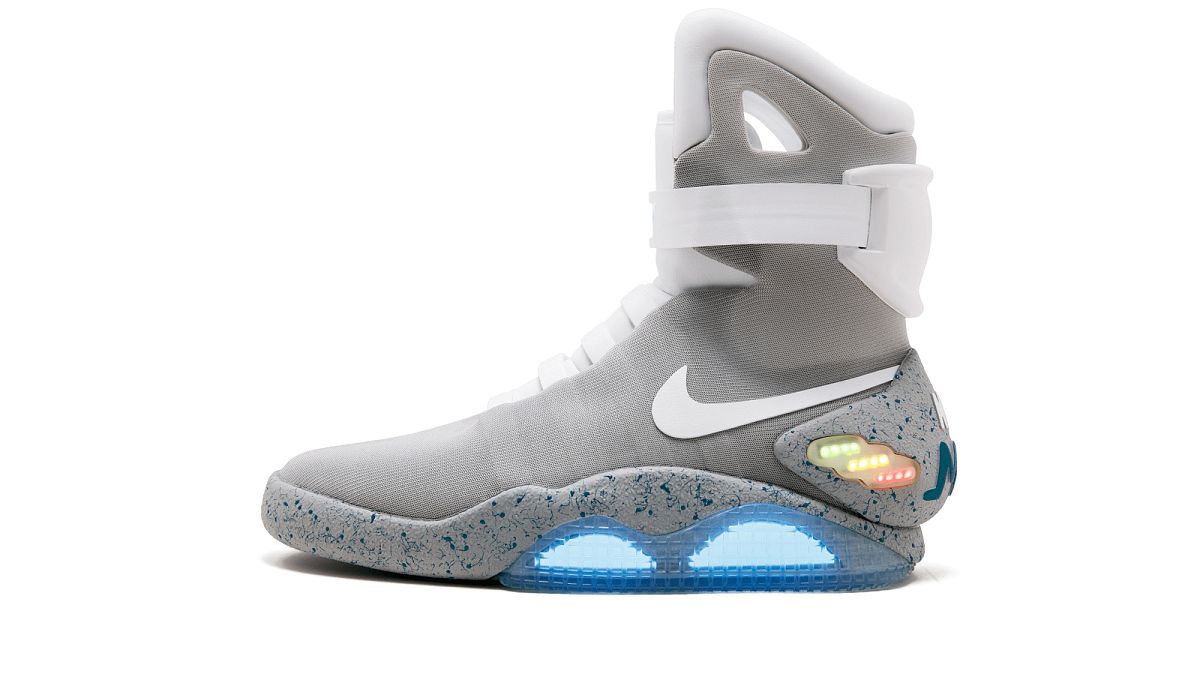 The Nike Mags sneaker worn by Marty McFly in Back to the Future Part II