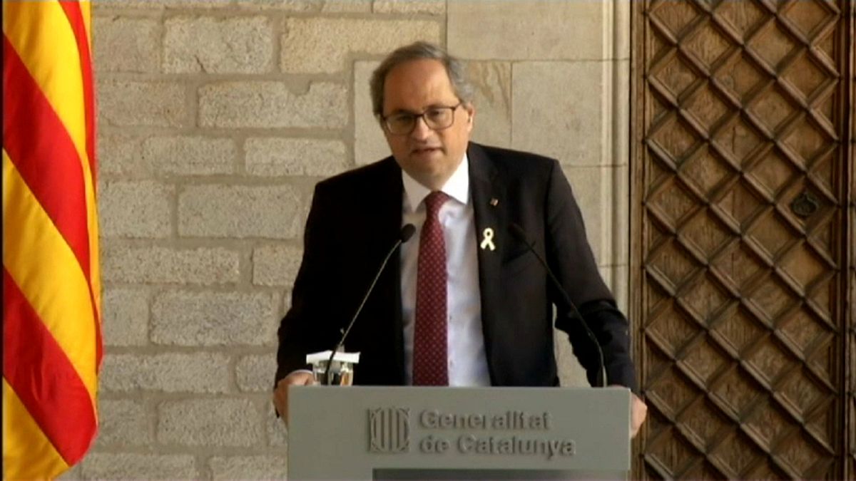 El presidente independentista catalán será juzgado por desobediencia por los lazos amarillos