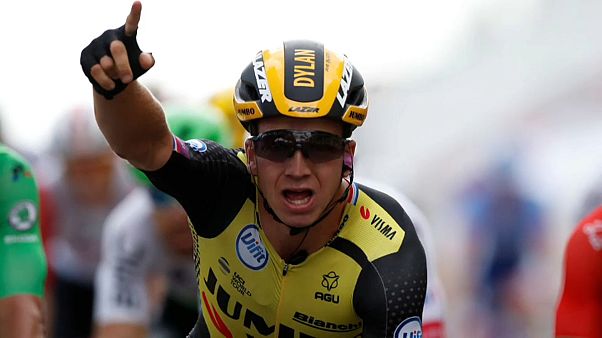 Dylan Groenewegen vence a sétima etapa do Tour Dylan Groenewegen vence a sétima etapa do Tour