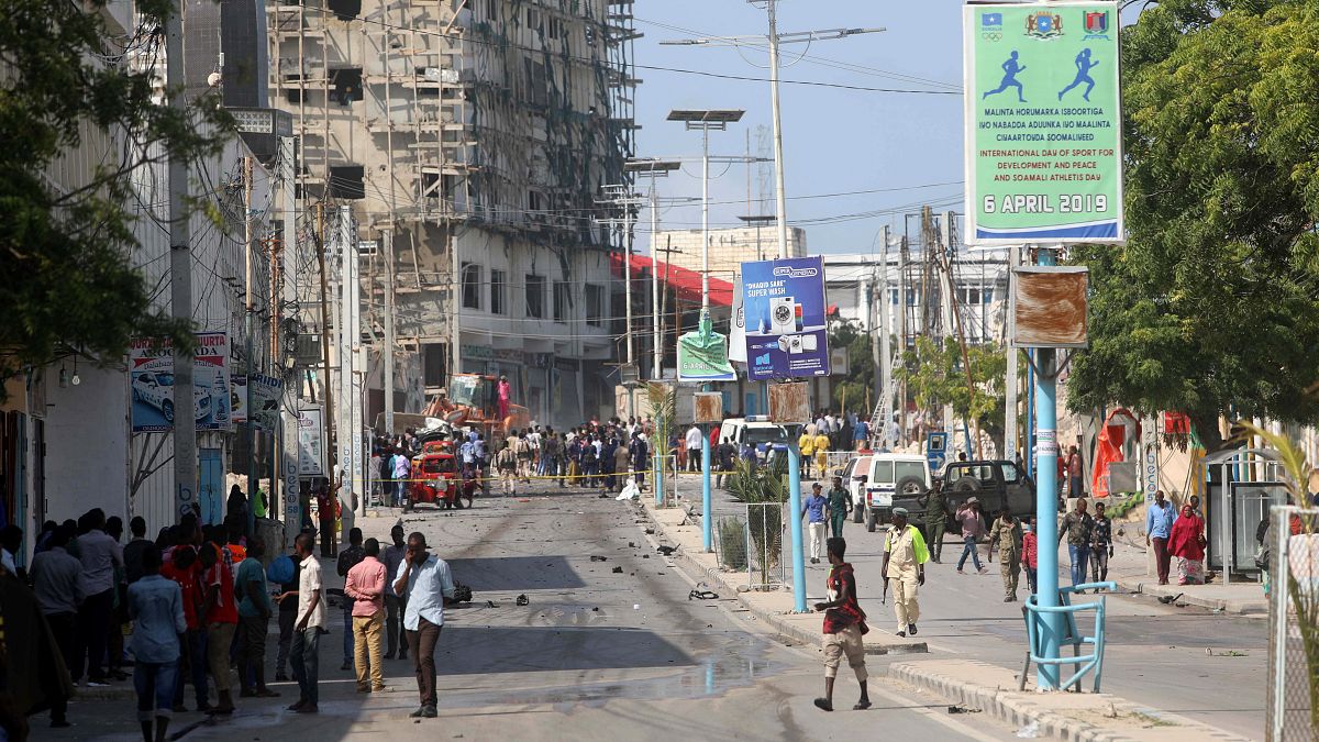 صورة أرشيفية لأحد شوارع الصومال