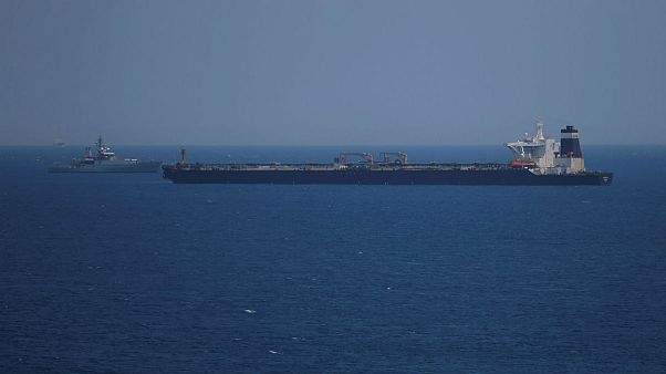 ابرنفتکش گریس ۱ در سواحل جبلالطارق ابرنفتکش گریس ۱ در سواحل جبلالطارق