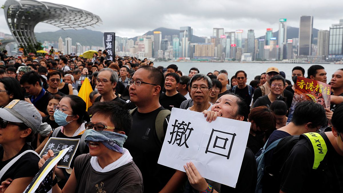 Hong Konglu protestocular