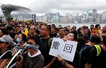 Ezúttal a kínai kereskedők ellen tüntettek Hongkongban
