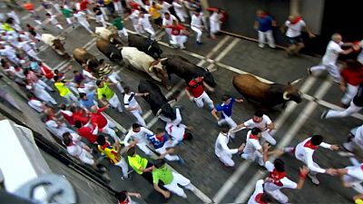 Seventh day of San Fermin bull run: five runners hospitalised