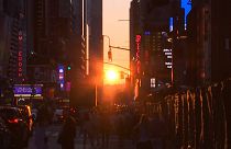 Varázslatos naplemente New Yorkban