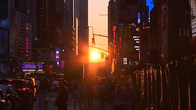 Varázslatos naplemente New Yorkban