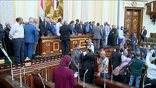 نواب ليبيون ومصريون في مجلس النواب المصري