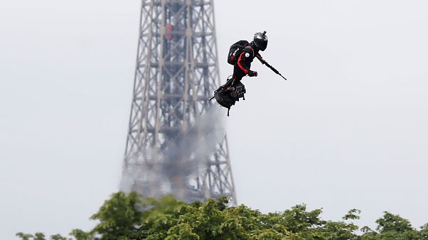 Macron said European defence was the theme of the 2019 Bastille Day parade Macron said European defence was the theme of the 2019 Bastille Day parade
