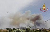 Las llamas en Cerdeña provocan numerosas evacuaciones