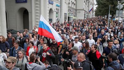 Demonstration in Moskau: Opposition will an Wahl teilnehmen