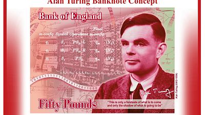 The new £50 note will feature mathematician Alan Turing.