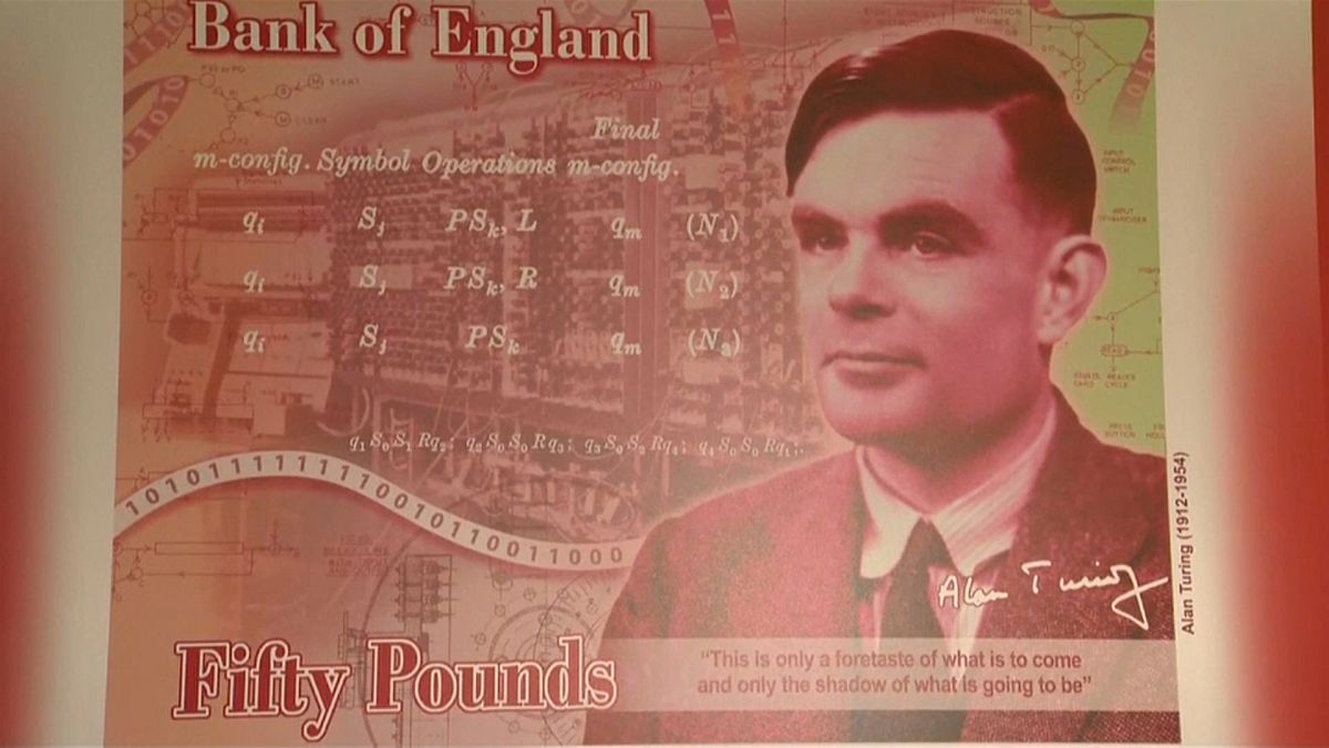 Mathematikgenie Alan Turing ziert britischen 50-Pfund-Schein