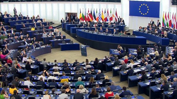 Ursula von der Leyen presenta a la Eurocámara su programa como presidenta de la Comisión Ursula von der Leyen presenta a la Eurocámara su programa como presidenta de la Comisión