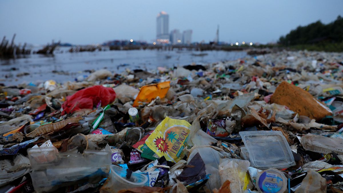 Mankenlerden çevre kirliliği tepkisi: Podyumda plastik çöple yürüdüler