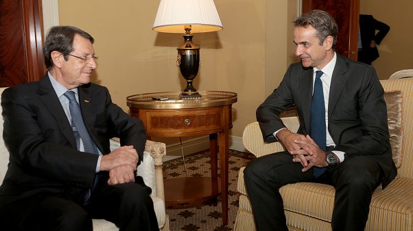 Νίκος Αναστασιάδης και Κυριάκος Μητσοτάκης Νίκος Αναστασιάδης και Κυριάκος Μητσοτάκης