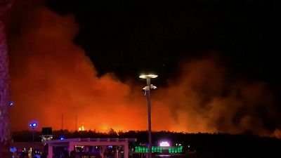 Brand auf kroatischer Insel Pag