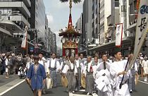 Парад колесниц в японском Киото