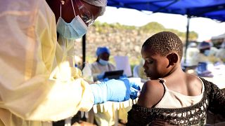 Vaccination dans le centre de santé Himbi à Goma