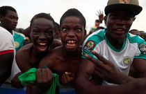 Tifosi del Senegal "leggermente" scatenati.