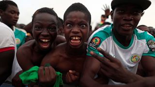 Tifosi del Senegal "leggermente" scatenati.
