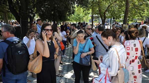 Earthquake hits near the Greek capital, Athens Earthquake hits near the Greek capital, Athens