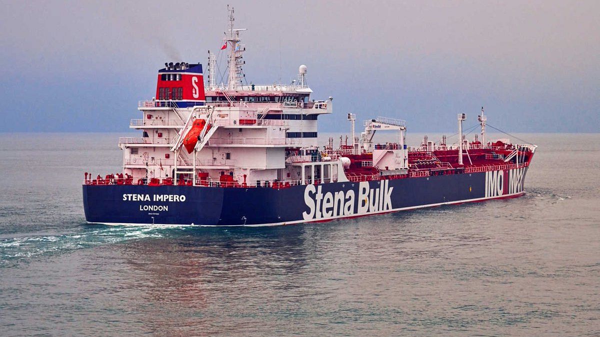 ناقلة النفط ستينا إيمبيرو التي احتجزتها إيران اليوم 