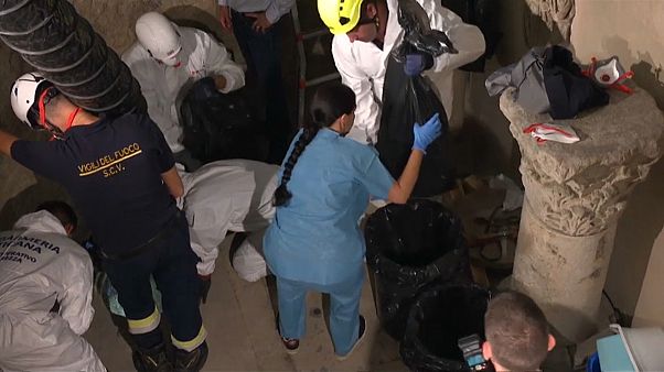 Bones exhumed in the Vatican in renewed search for girl missing since 1983 Bones exhumed in the Vatican in renewed search for girl missing since 1983