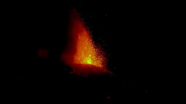 Mount Etna began erupting overnight Mount Etna began erupting overnight