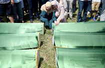 Похороны жертв боснийской войны