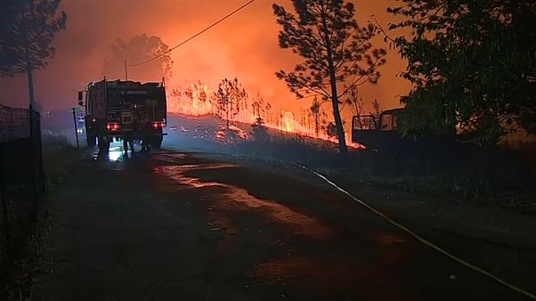 Vaste incendie au Portugal Vaste incendie au Portugal