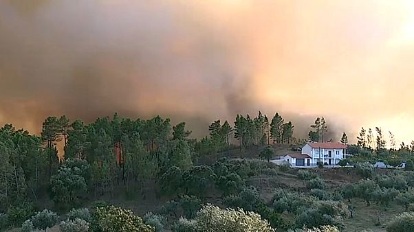 Incendie majeur dans le centre du Portugal Incendie majeur dans le centre du Portugal