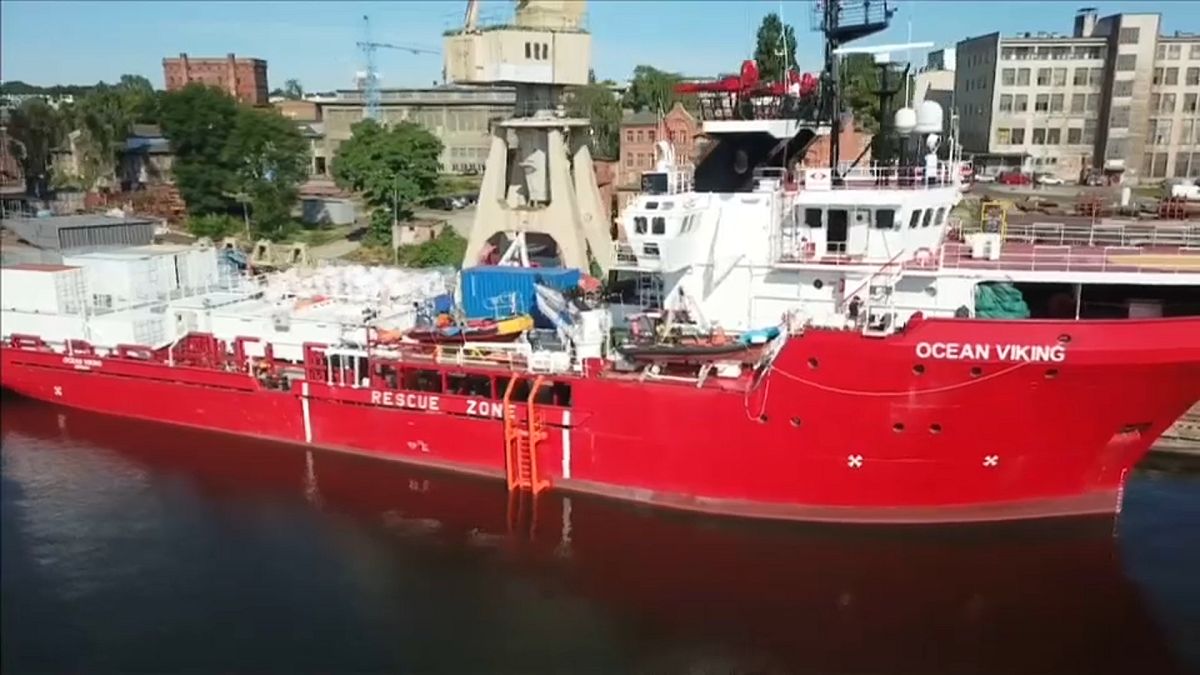 يبلغ طول القارب الجديد أوشن فايكنغ 69 متراً وعرضه 15 متراً