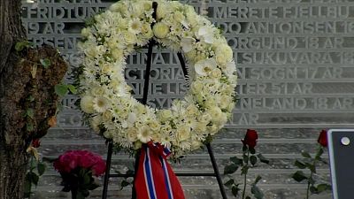 Норвегия: память о жертвах теракта