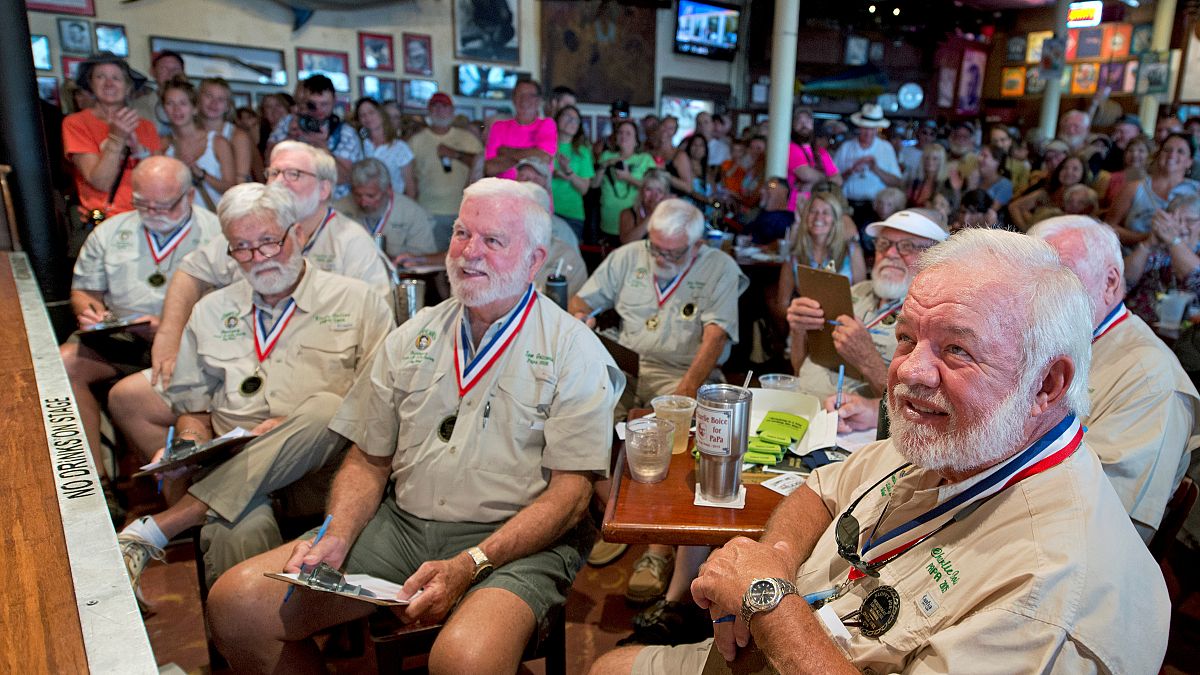 Hundreds of Hemingway look-alikes take part in annual US contest