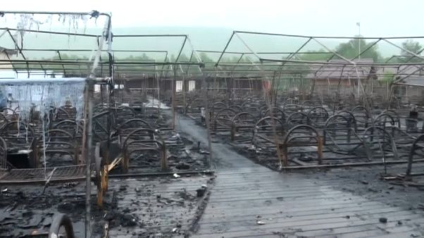Пожар в детском лагере Пожар в детском лагере