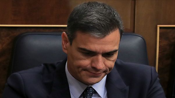 Investidura de Pedro Sánchez chumbada no parlamento Investidura de Pedro Sánchez chumbada no parlamento
