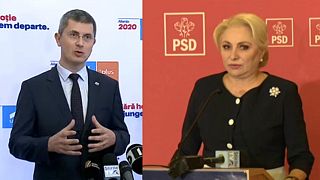A romániai elnökválasztás két rivális jelöltje