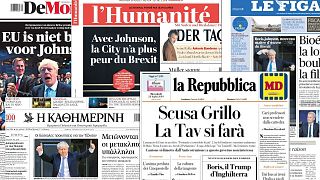 'We are not afraid': What have Europe's front pages got to say about Boris Johnson?