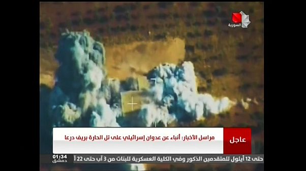 Israele bombarda area strategica nel sud della Siria Israele bombarda area strategica nel sud della Siria
