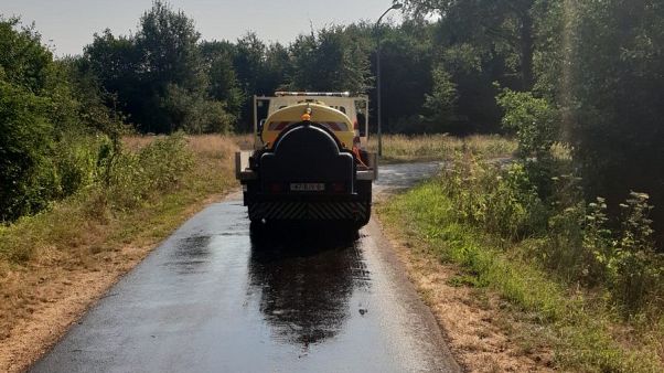 Streuwagen der Kommune Noordenveld Streuwagen der Kommune Noordenveld