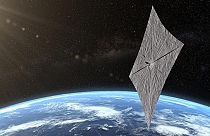 Lightsail 2, when its sails will be deploted - artist's impression