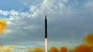 Archivaufnahme einer nordkoreanischen Rakete
