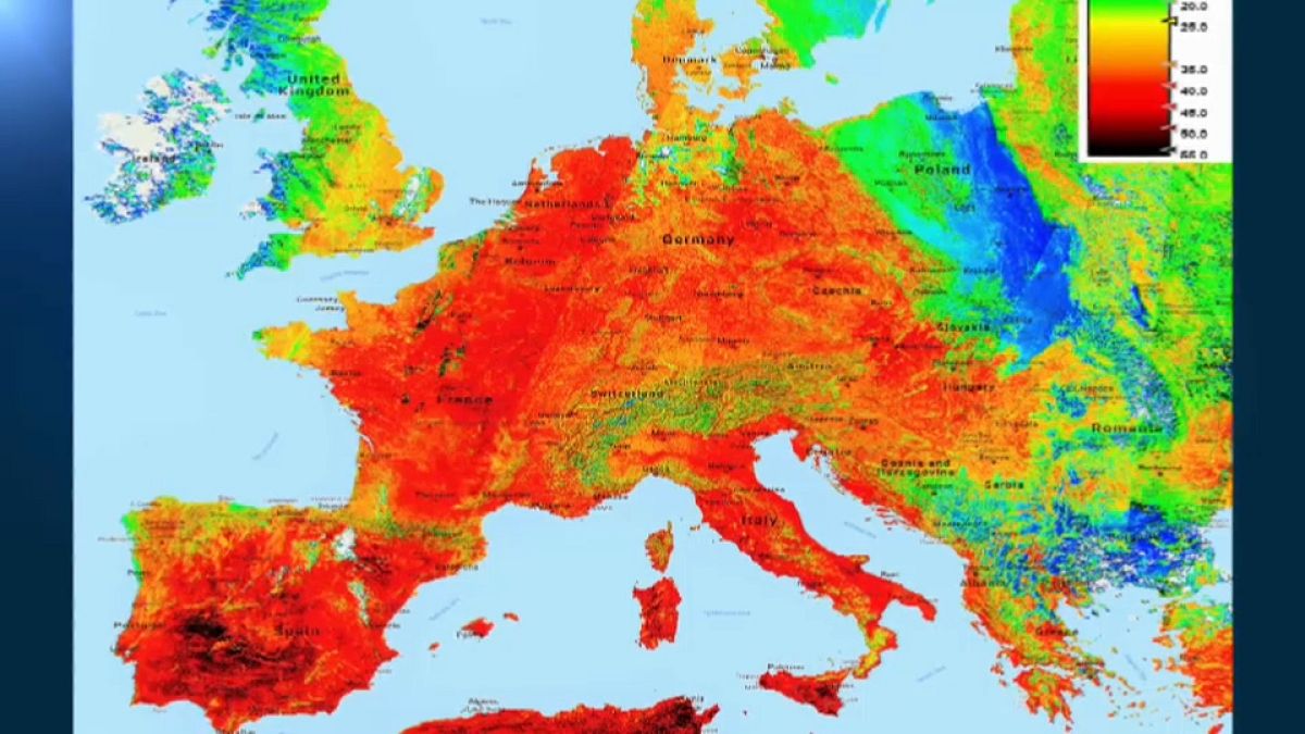 Европа борется с жарой