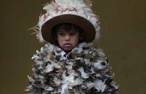 Watch: Parade of plumed Paraguayans celebrate their patron saint