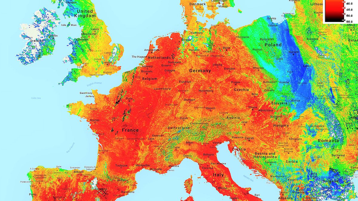 موجة الحر: البلدان والمدن الأوروبية التي سجلت رقماً قياسياً جديداً