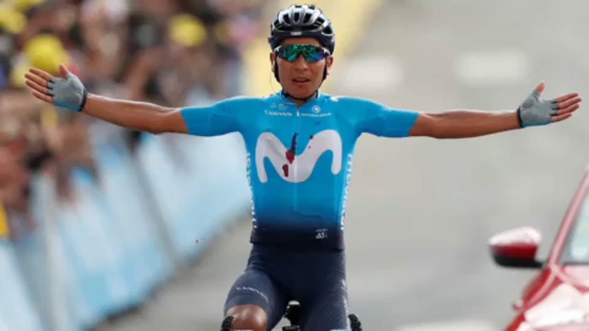 Quintana primeiro "Rei dos Alpes" do Tour 2019