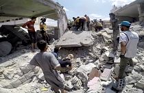 حملات هوایی به استان ادلب در سوریه