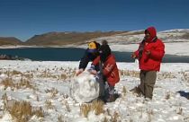 Havazás és 2 méteres hullámok Bolíviában