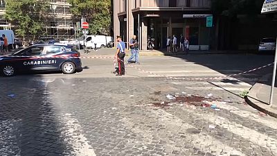 Policía asesinado en Roma